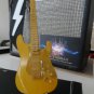 PRINCE - Gold Leaf Fender Custom Strat 1:4 Scale Replica Guitar ~Brand New~