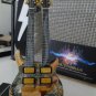 SANTANA - PRS Yellow Dragon Double Neck Sig Custom 1:4 Scale Replica Guitar~New~