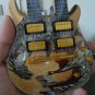 SANTANA - PRS Yellow Dragon Double Neck Sig Custom 1:4 Scale Replica Guitar~New~