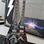 DAVE MUSTAINE - Dean V Double Neck Diadem Signature 1:4 Scale Replica Guitar~New