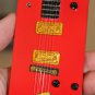 BO DIDDLEY - Gretsch G6138 Cigar Box Red Custom 1:4 Scale Replica Guitar ~New~
