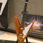 REVERSE FLYING V Limited Edition Custom 1:4 Scale Replica Guitar ~New~