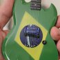 MAX CAVALERA (Soulfly) ESP Brazilian Green MC600 LTD1:4 Scale Replica Guitar~New