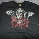 BLEEDING THROUGH - Distressed Statue T-Shirt ~NEVER WORN~ Women's Large