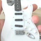 Fender Stratocaster Olympic White 1:4 Scale Replica Guitar~New