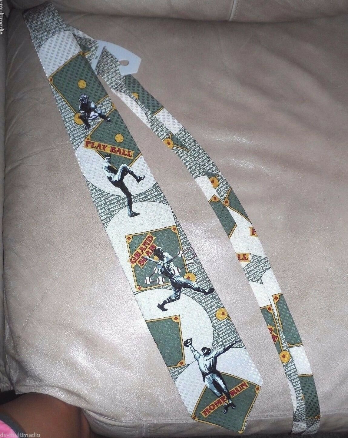 MLB Baseball Silk Neck Tie ~Ralph Marlin~ ~NEW~
