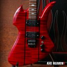 SLASH - Signature Red Stained Mockingbird 1:4 Scale Replica Guitar ~Axe Heaven~