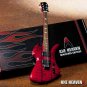 SLASH - Signature Red Stained Mockingbird 1:4 Scale Replica Guitar ~Axe Heaven~