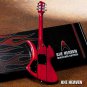 SLASH - Signature Red Stained Mockingbird 1:4 Scale Replica Guitar ~Axe Heaven~