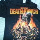 FIVE FINGER DEATH PUNCH- 2014 Tour T-Shirt ~Never Worn~ M
