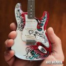 JIMI HENDRIX "Monterey" Fender Strat Replica 1:4 Scale Guitar ~Axe Heaven~