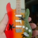 Bob Marley-Fender Stratocaster Rasta Flag Tribute1:4 Scale Replica Guitar ~New~