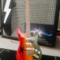 Bob Marley-Fender Stratocaster Rasta Flag Tribute1:4 Scale Replica Guitar ~New~