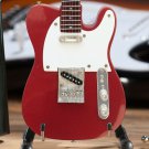 FENDER Apple Red Fender Telecaster 1:4 Scale Replica Guitar ~Axe Heaven~