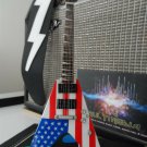 DAVE MUSTAINE (Megadeth) Y2KV US Flag 1:4 Scale Replica Guitar ~New~