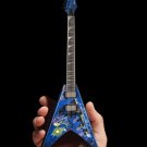 DAVE MUSTAINE -Rust In Peace Signature V 1:4 Scale Replica Guitar ~Axe Heaven~
