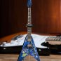 DAVE MUSTAINE -Rust In Peace Signature V 1:4 Scale Replica Guitar ~Axe Heaven~
