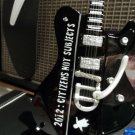 ROBERT SMITH - Ultra Cure Schecter Black Custom 1:4 Replica Guitar ~New~