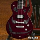 KEITH RICHARDS - 1981 Zemaitis Macabre 1:4 Scale Replica Guitar ~Axe Heaven~