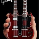 GIBSON SG EDS-1275 Doubleneck Cherry 1:4 Scale Guitar ~Axe Heaven~