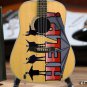 THE BEATLES - Help! Acoustic Radio Days 1:4 Scale Replica Guitar ~Axe Heaven~
