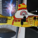 THE BEATLES – Yellow Submarine Shaped 1:4 Scale Replica Bass Guitar ~New~
