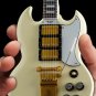 GIBSON 1964 SG Custom White 1:4 Scale Replica Guitar ~Axe Heaven~