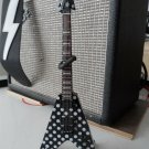 RANDY RHOADS Flying V "Harpoon" Replica Polka Dot 1:4 Scale Guitar ~Axe Heaven~