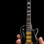 GIBSON Les Paul Custom Ebony 1:4 Scale Replica Guitar~Axe Heaven