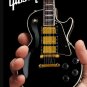 GIBSON Les Paul Custom Ebony 1:4 Scale Replica Guitar~Axe Heaven