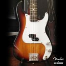 Classic Sunburst Fender Precision 1:4 Scale Replica Bass Guitar ~Axe Heaven~