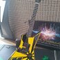OZ FOX - Yellow and Black Eclipse 1:4 Replica Guitar ~New~