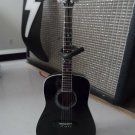 JOHNNY CASH-Martin Signature Black Acoustic 1:4 Scale Replica Guitar ~Axe Heaven