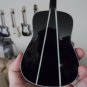 JOHNNY CASH-Martin Signature Black Acoustic 1:4 Scale Replica Guitar ~Axe Heaven