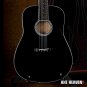 JOHNNY CASH-Martin Signature Black Acoustic 1:4 Scale Replica Guitar ~Axe Heaven