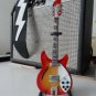 12 String Fire Sunburst 1:4 Scale Replica Guitar~Axe Heaven~