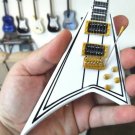 RANDY RHOADS- White Concorde V 1:4 Scale Replica Guitar ~Axe Heaven~
