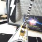 RANDY RHOADS- White Concorde V 1:4 Scale Replica Guitar ~Axe Heaven~