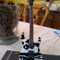 JOHN PETRUCCI -Ibanez Black & White Picasso 1:4 Scale Replica Guitar ~Axe Heaven