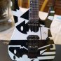 JOHN PETRUCCI -Ibanez Black & White Picasso 1:4 Scale Replica Guitar ~Axe Heaven
