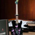 MICK MARS - Signature Black Girls x3 1:4 Scale Replica Guitar ~Axe Heaven~