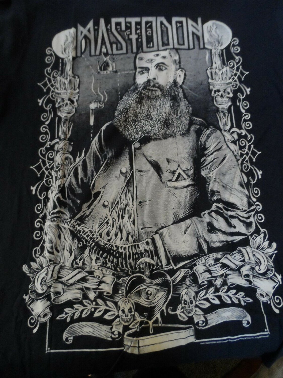 MASTODON - 2011 Beard T-shirt ~Never Worn~ XXL