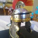 Miniature 8 Inch 20-Gauge Steel Roman Helmet W/Stand ~New~