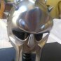 Miniature 7 Inch 18-Gauge Steel Spiked Gladiator Helmet W/Stand