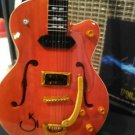 Eddie Cochran - G6120 EC Gretsch Hollow Orange 1:4 Scale Replica Guitar ~New~