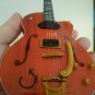 Eddie Cochran - G6120 EC Gretsch Hollow Orange 1:4 Scale Replica Guitar ~New~