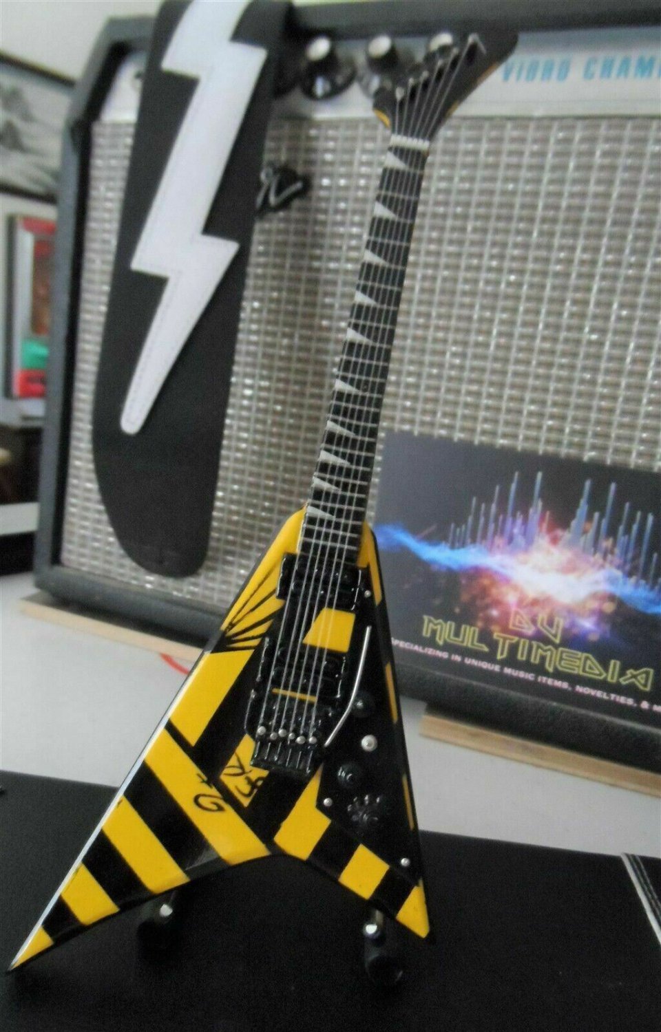 MICHAEL SWEET - Jackson Charvel Flying Banana 1:4 Scale Replica Guitar ~New~