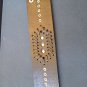 Black Leather 2 Inch Wide Cuff Bracelet with Skulls Be a Rockstar! ~Adjustable~