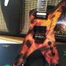 DIMEBAG DARRELL - Dean Dime O Flame ML 1:4 Scale Replica Guitar ~Axe Heaven~
