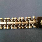 Black Leather 1.25 Inch Wide Cuff Bracelet with Steel Nailheads! ~Adjustable~